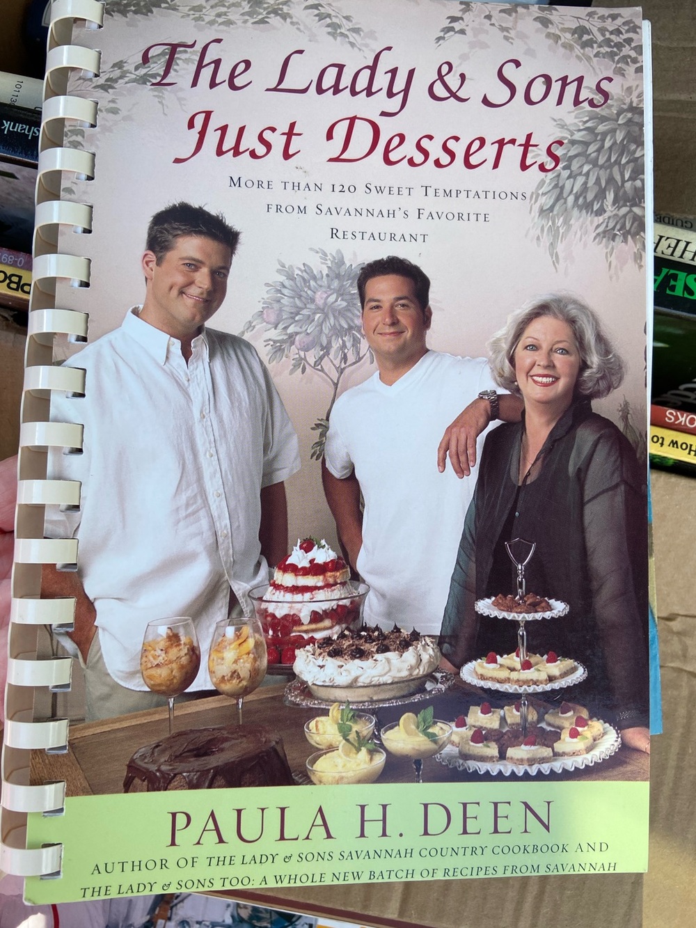 Paula Deen dessert Just Desserts Southern Cookbook baking cookies pie cake pies